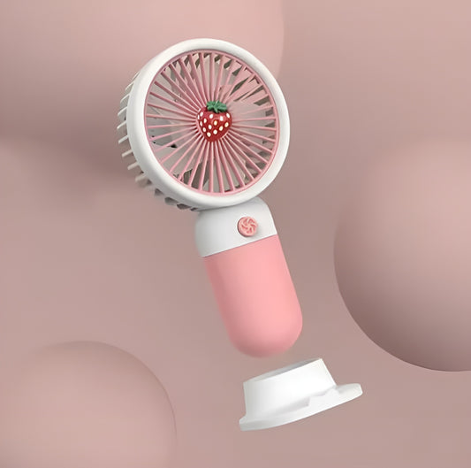Beat the heat with this Korean Style Portable USB Fan, designed for both style and function. Whether you're working, traveling, or just relaxing, this compact fan ensures instant comfort